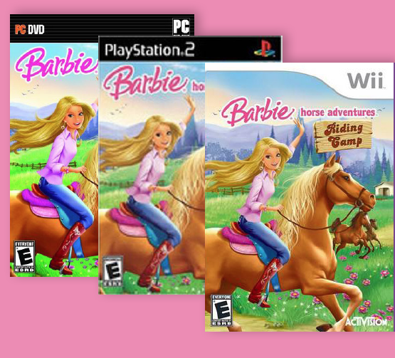 barbie horse riding stable
